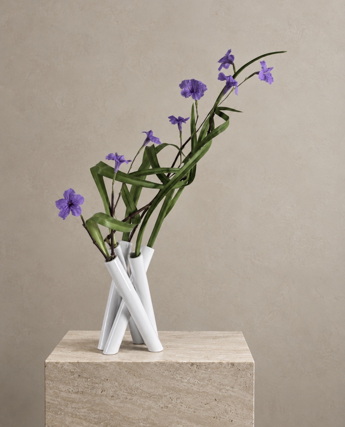 Dettaglio dei fiori viola